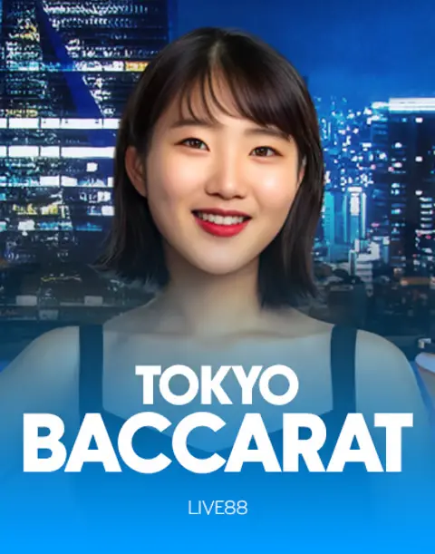 Mesa Tokyo Baccarat con crupier en directo dentro de Kitsune Casino